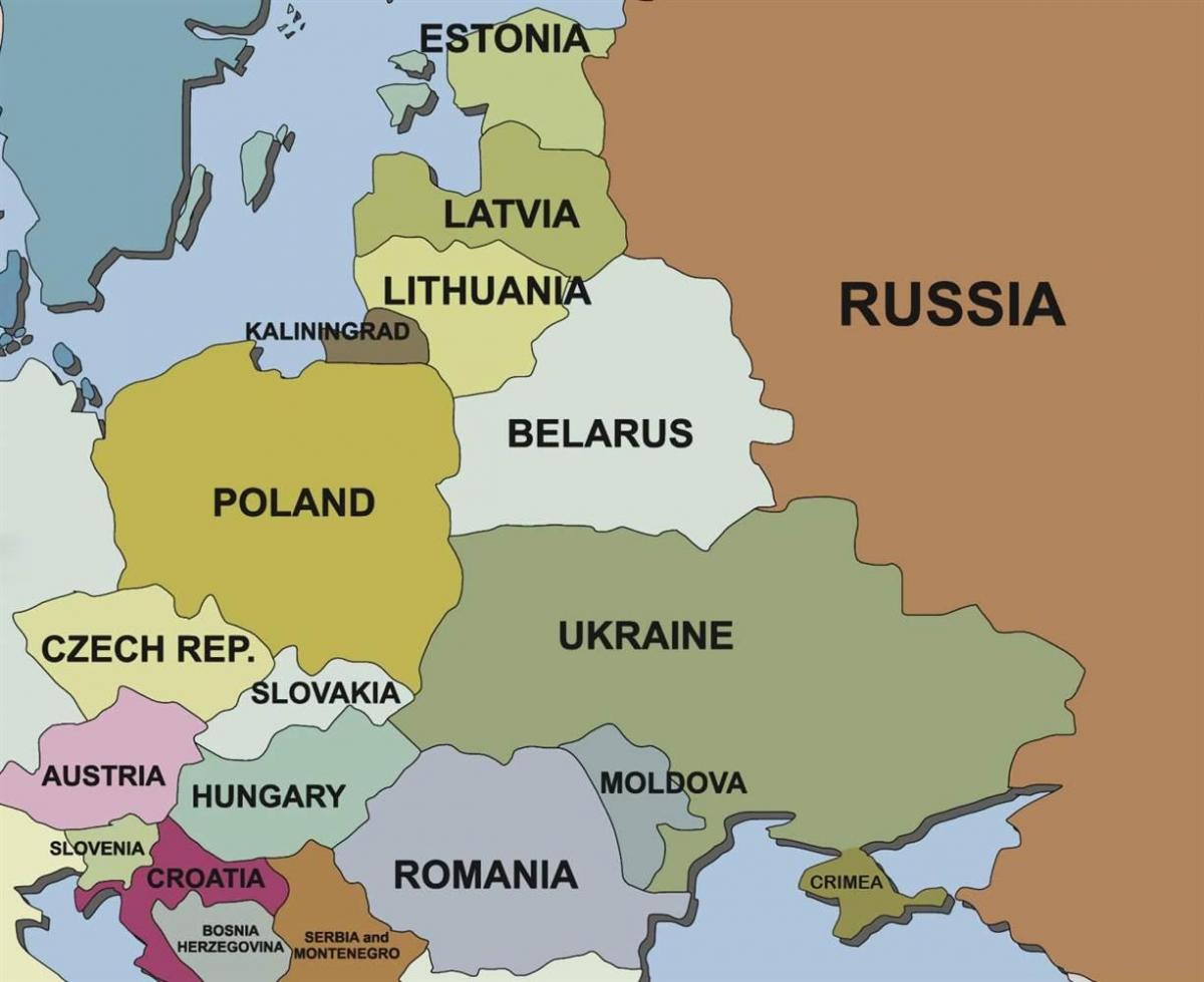 harita Estonya haritası çevresindeki ülkeler 